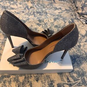 Sparkling Silver Heels